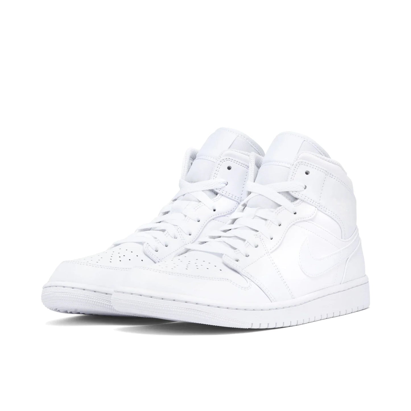 AJ 1 MID "Triple White"