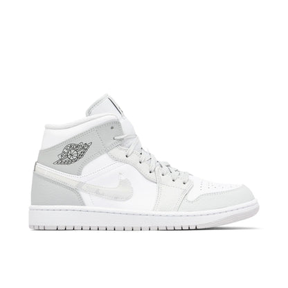 AJ 1 Mid SE GS 'Swoosh Logo Grey Camo'