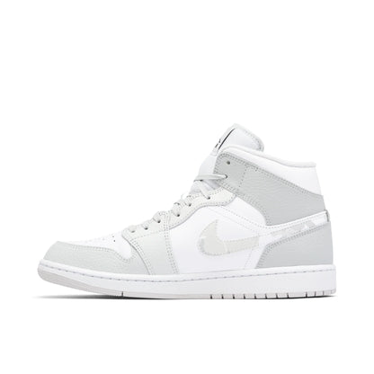 AJ 1 Mid SE GS 'Swoosh Logo Grey Camo'