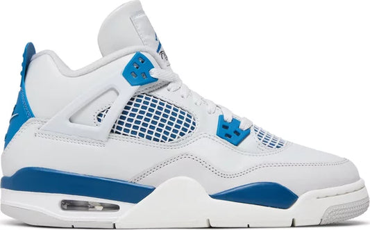 AJ 4 Retro White & Military Blue