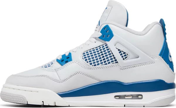 AJ 4 Retro White & Military Blue