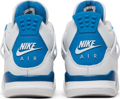 AJ 4 Retro White & Military Blue