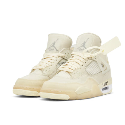 Off-White x Women's AJ 4 SP 'Sail'