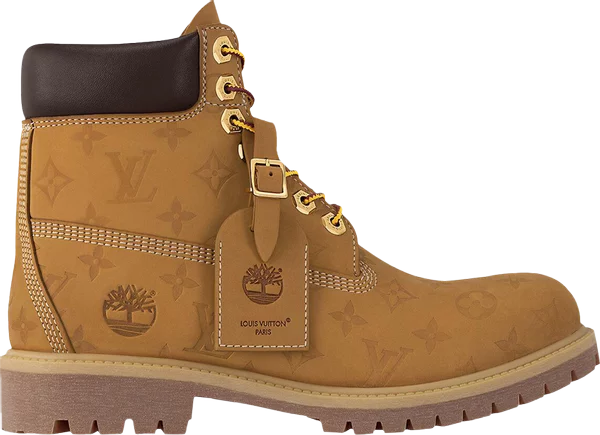 Timberland Premium 6-Inch Lace Up Waterproof Boot for Men in Yellow